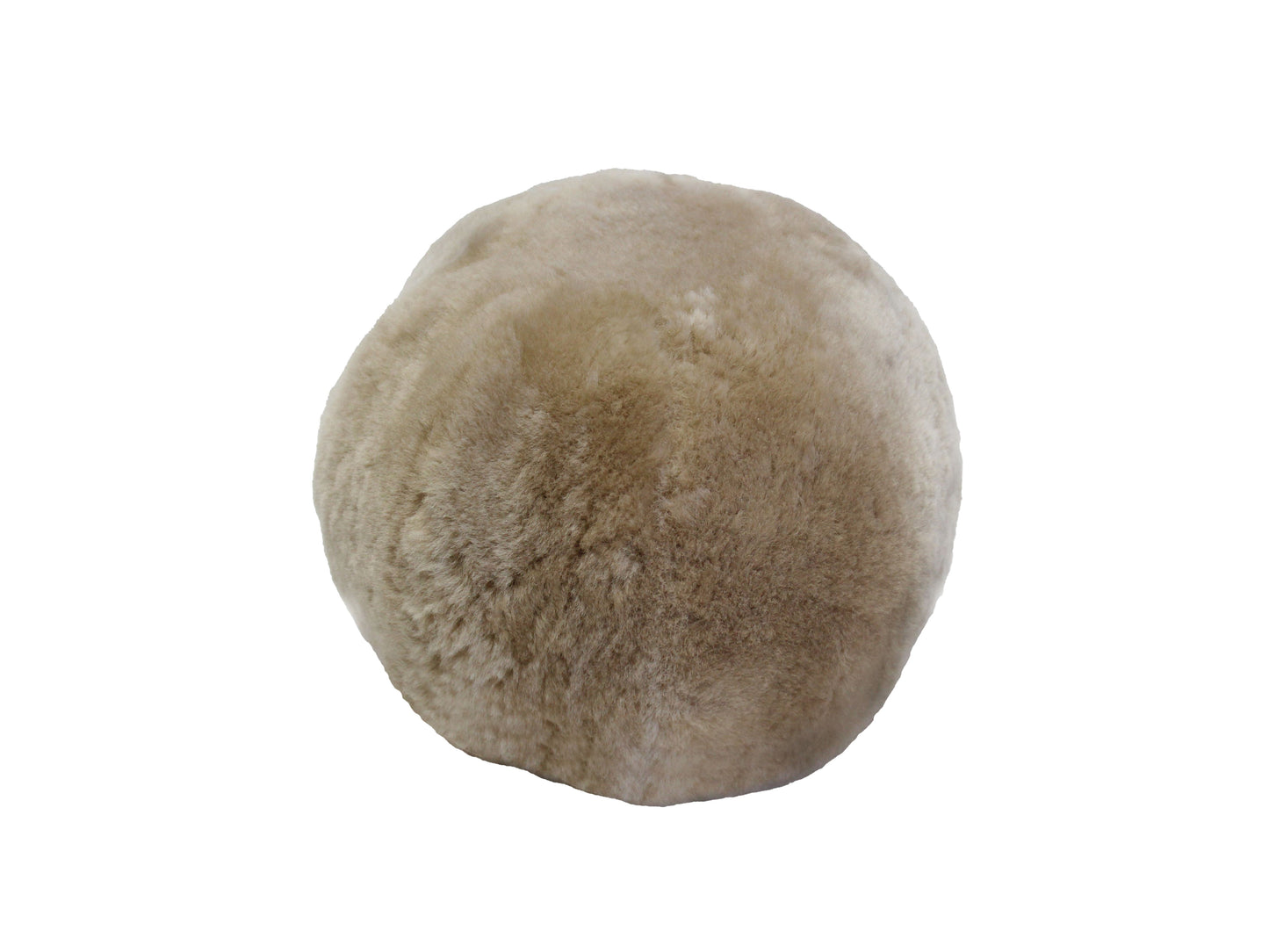 Shorn Sheepskin Ball Cushion