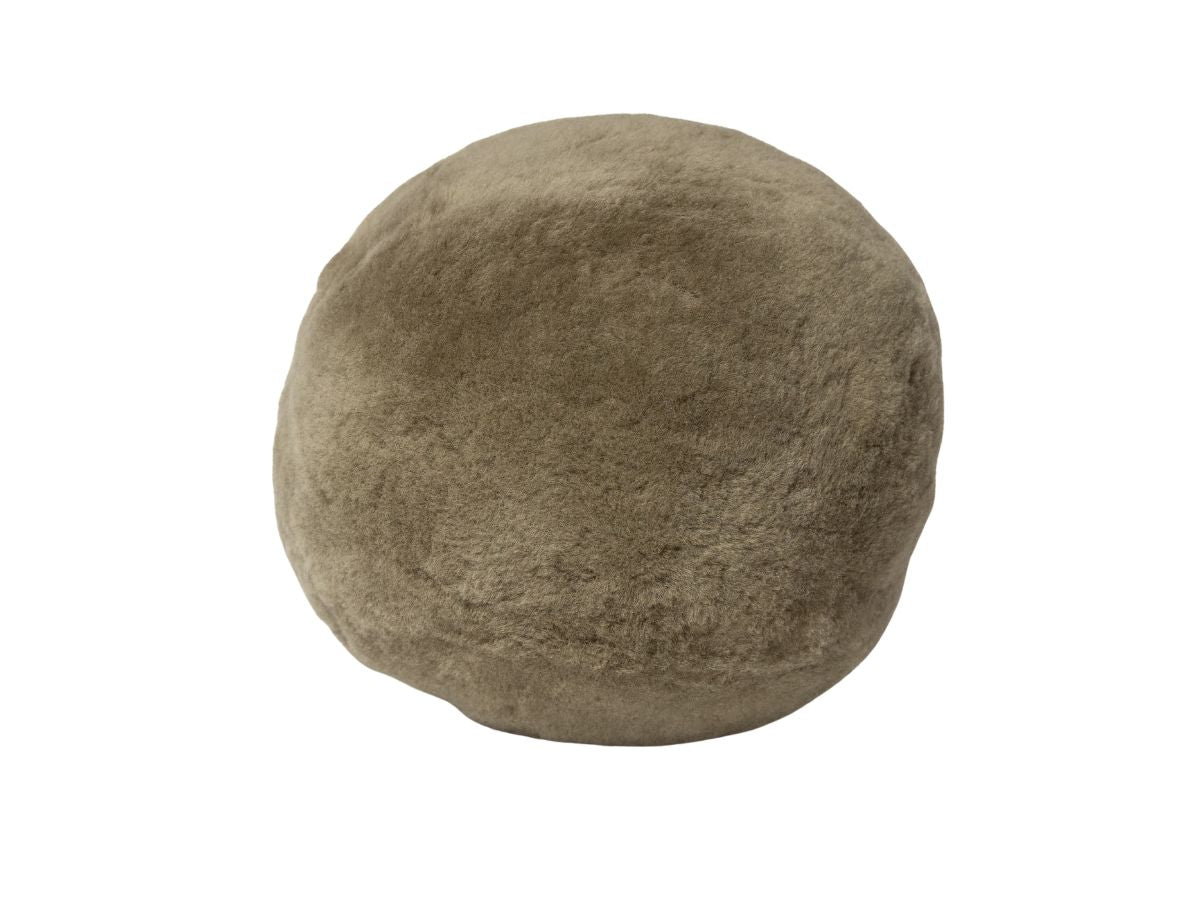 Shorn Sheepskin Ball Cushion