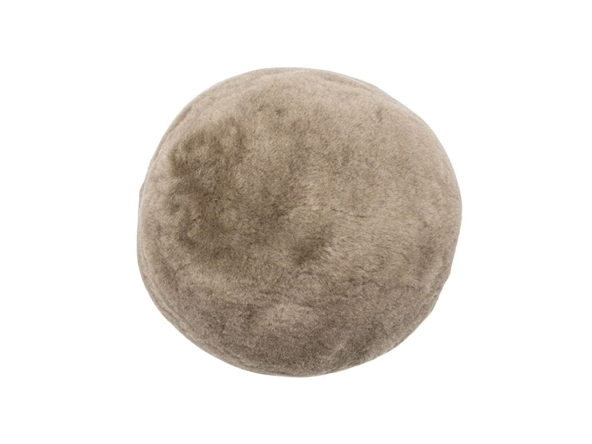 Shorn Sheepskin Ball Cushion
