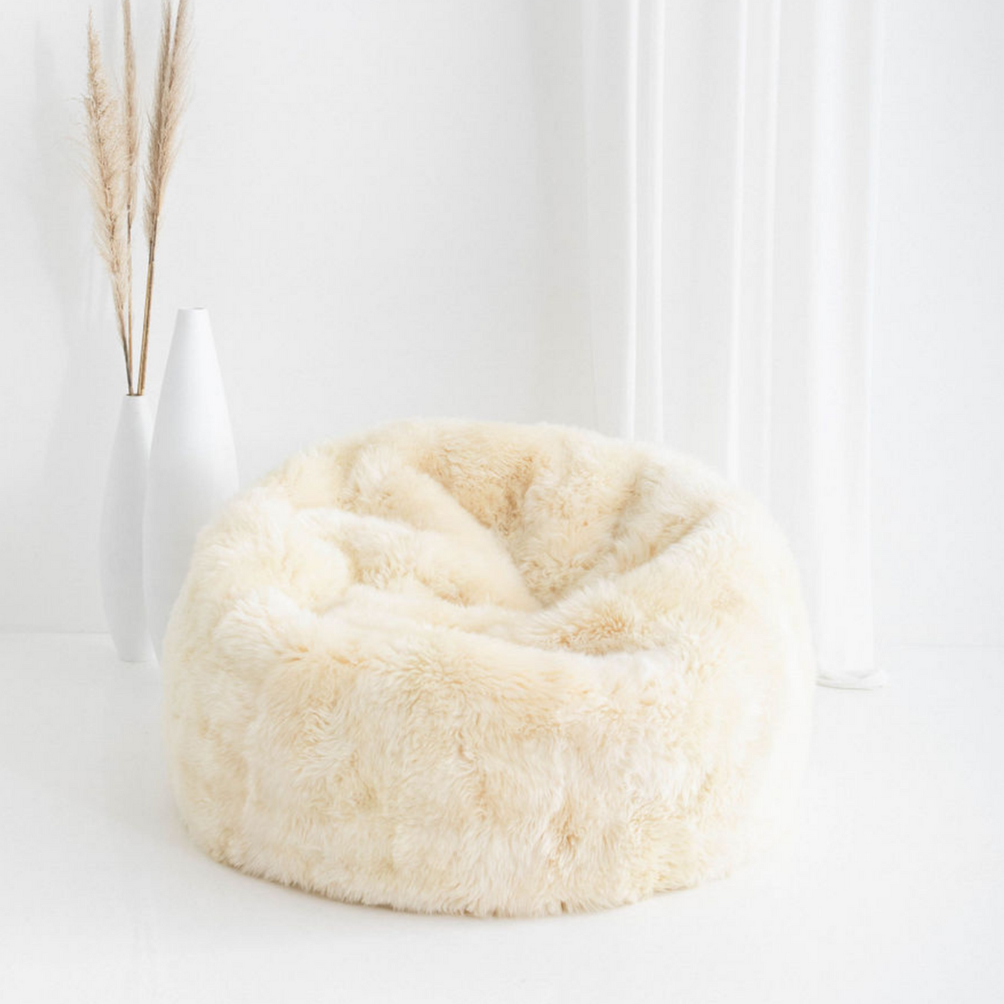 Long Wool Bean Bag