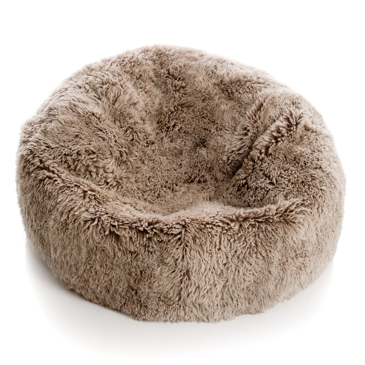 Curly Long Wool Bean Bag