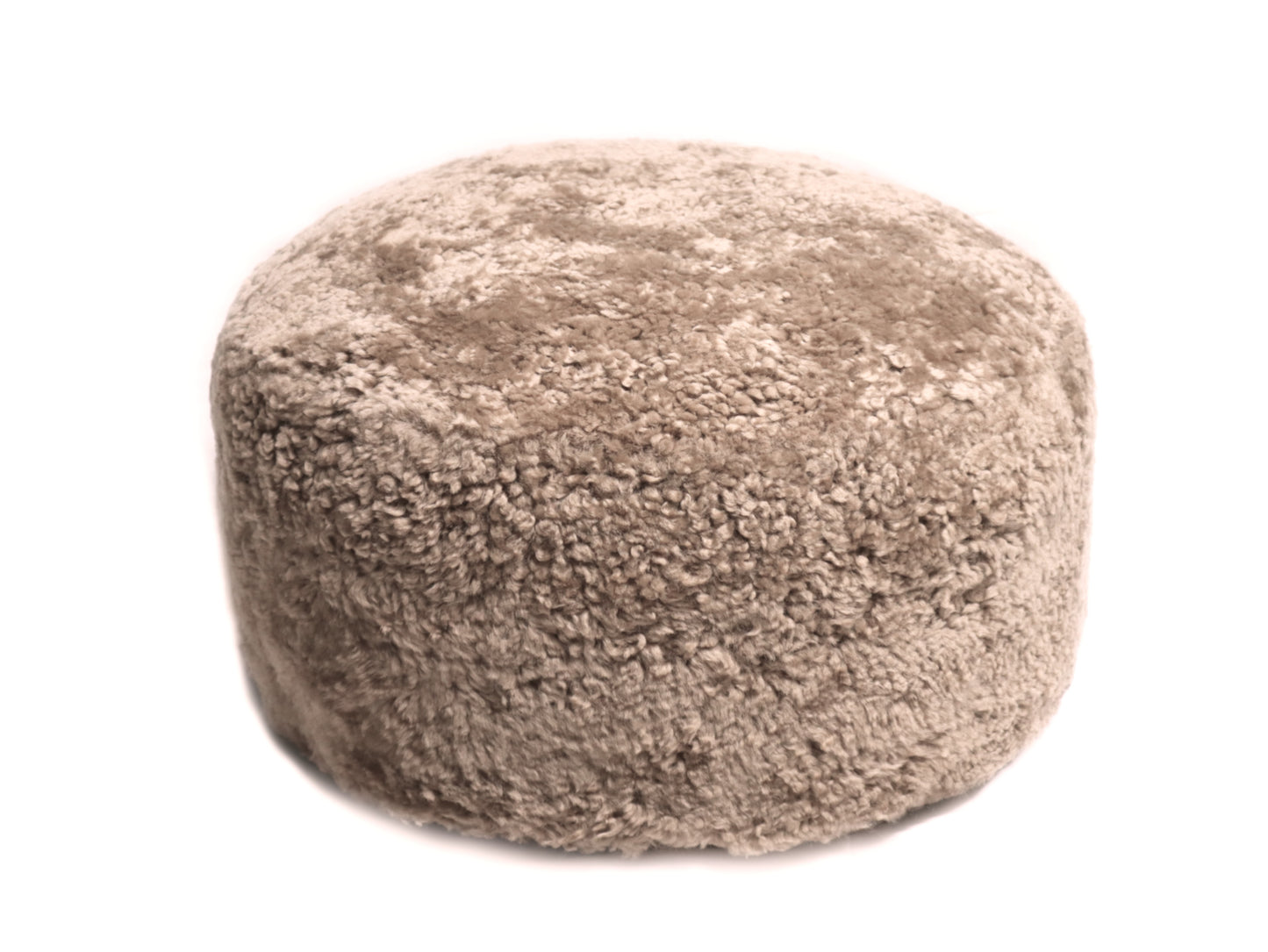Shorn Curly Pouf