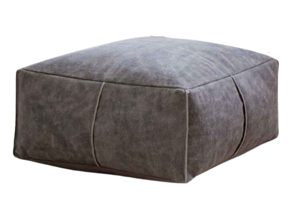 Leather Ottoman