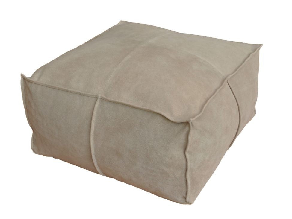 Leather Ottoman
