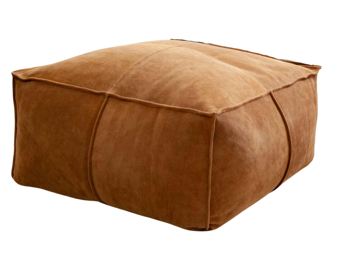 Leather Ottoman