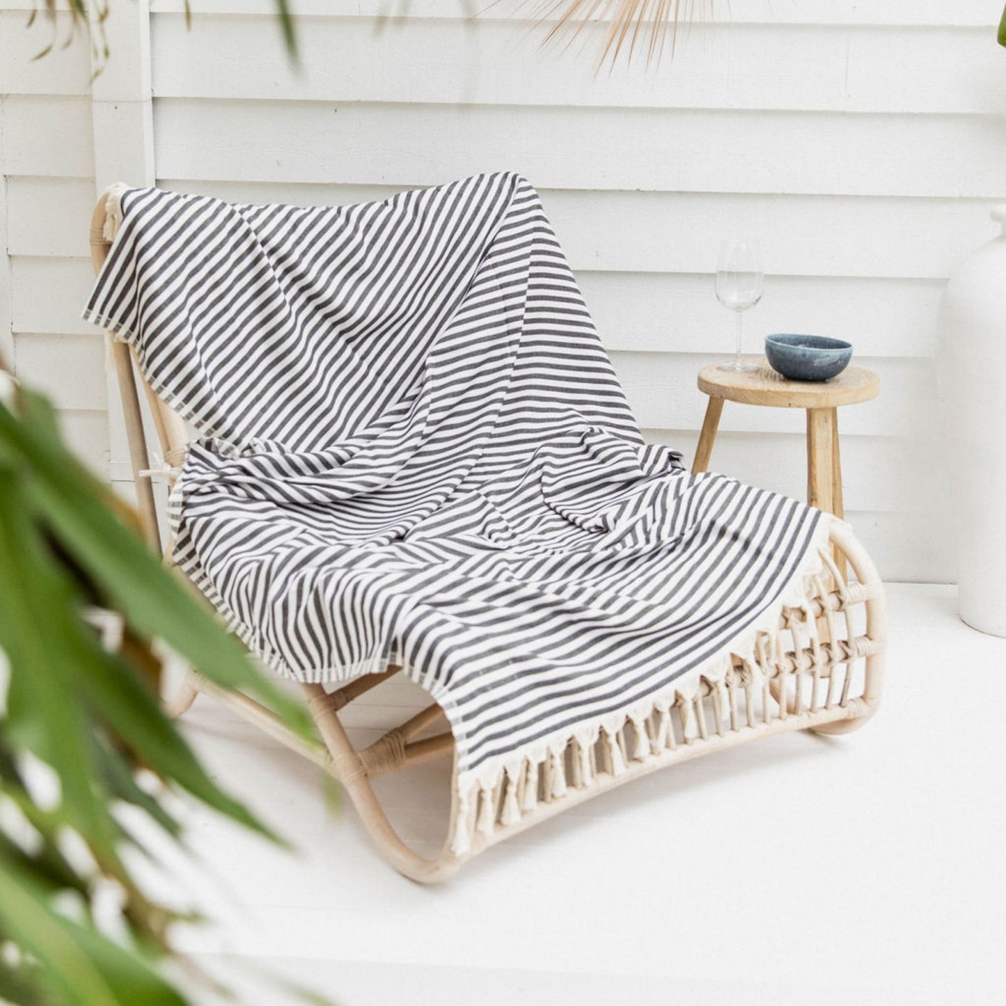 Kabaka Stripe Turkish Cotton Beach Blanket