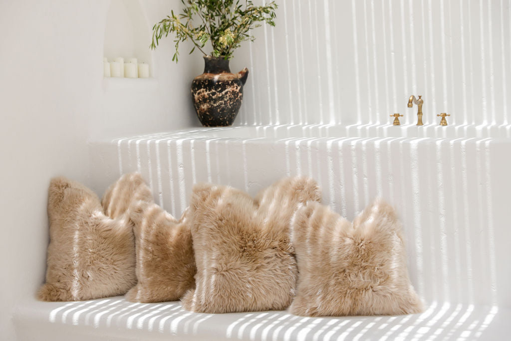Embracing Summer Vibes: The Cool Elegance of Sheepskin Decor for Your Home