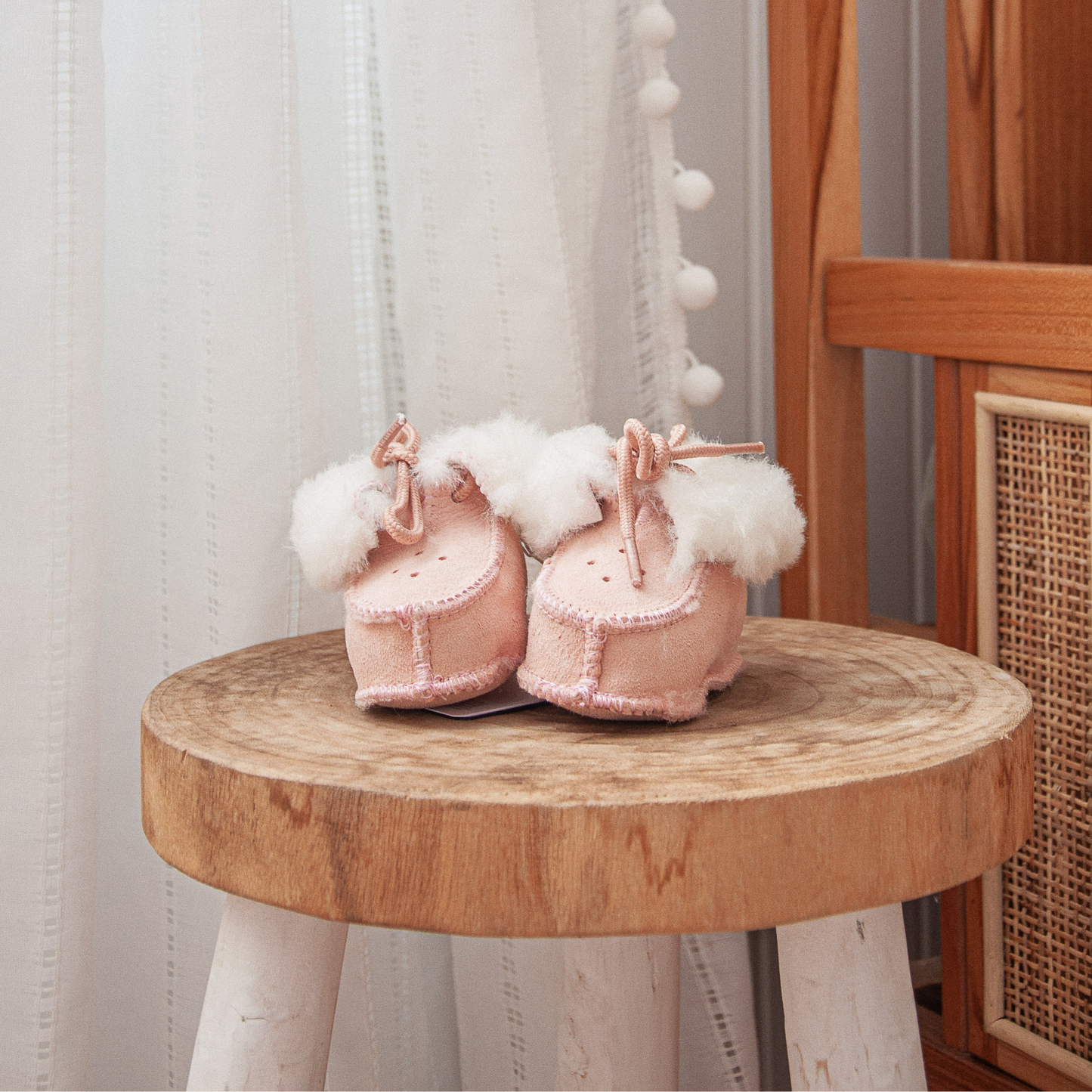 Sheepskin Baby Booties