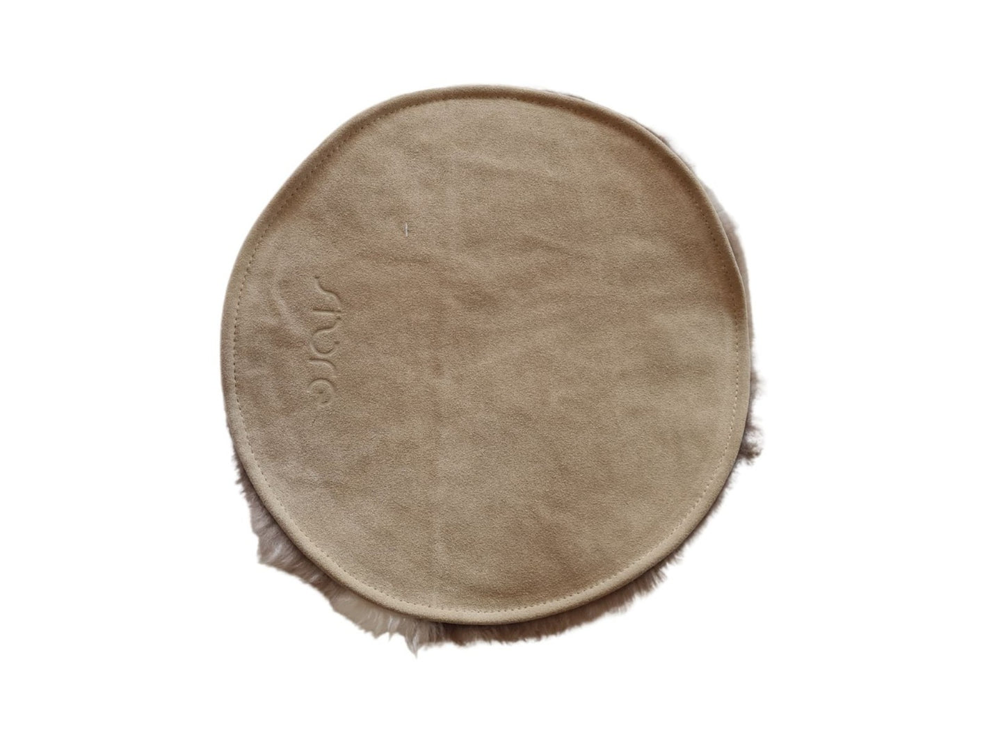 Longwool Sheepskin Seat Pad Natural Brown