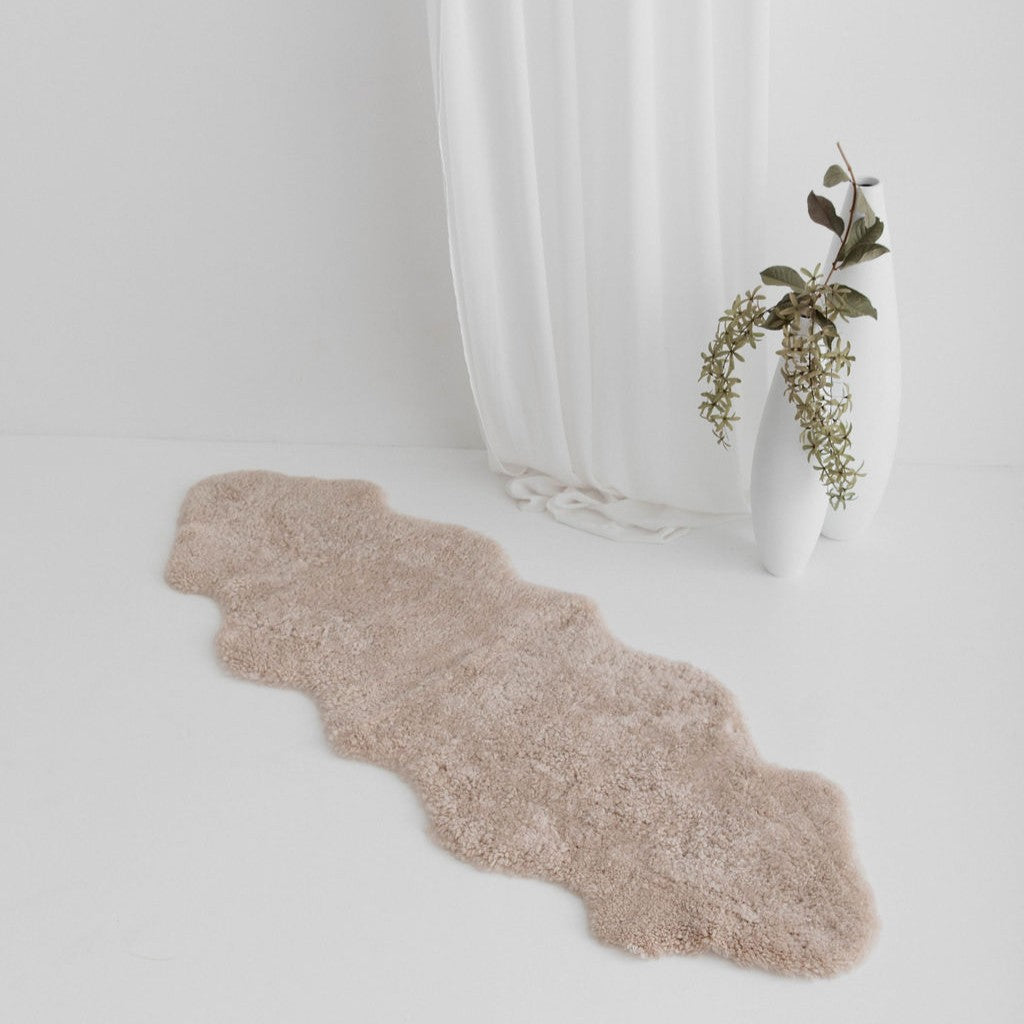 Shorn Curly Double Rug