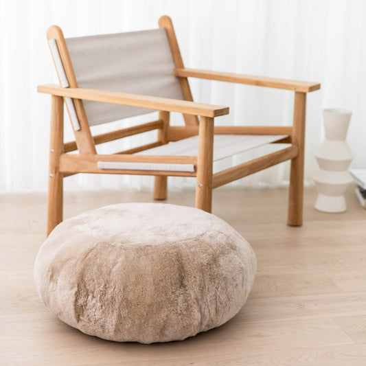 Shorn Sheepskin Pouf