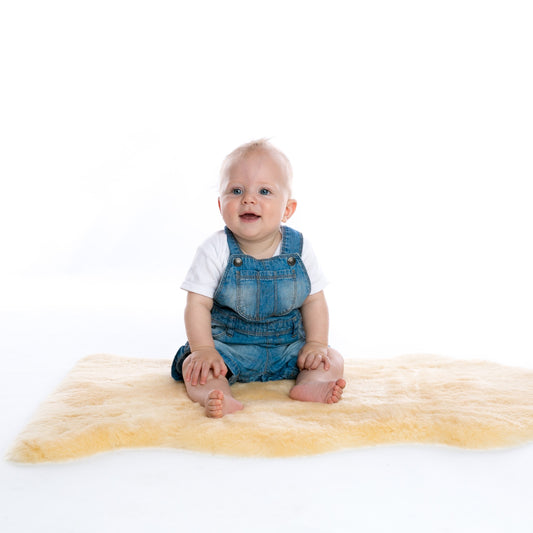 Shorn Sheepskin Infant Rug