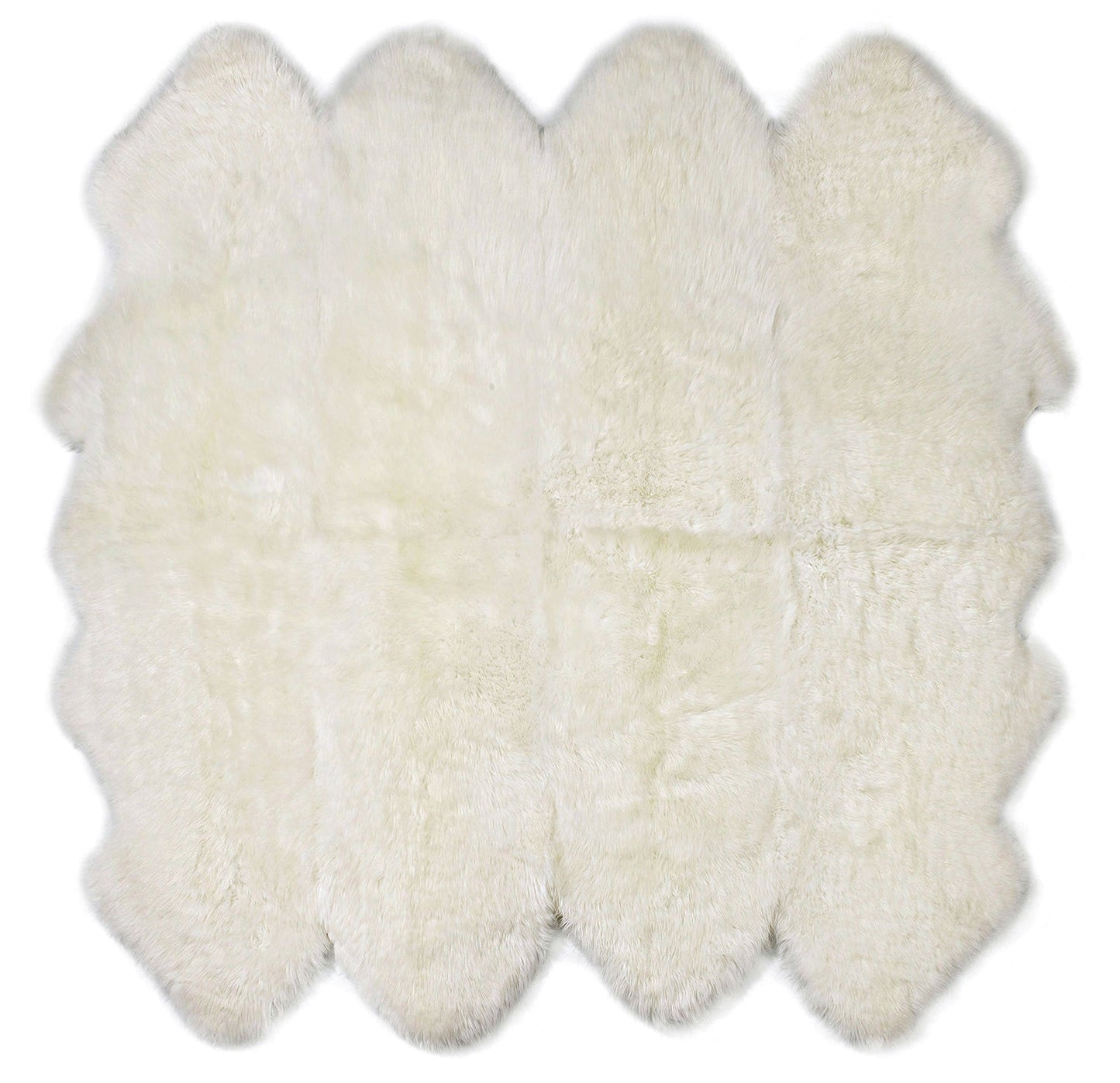 Ivory Octo Sheepskin Rug