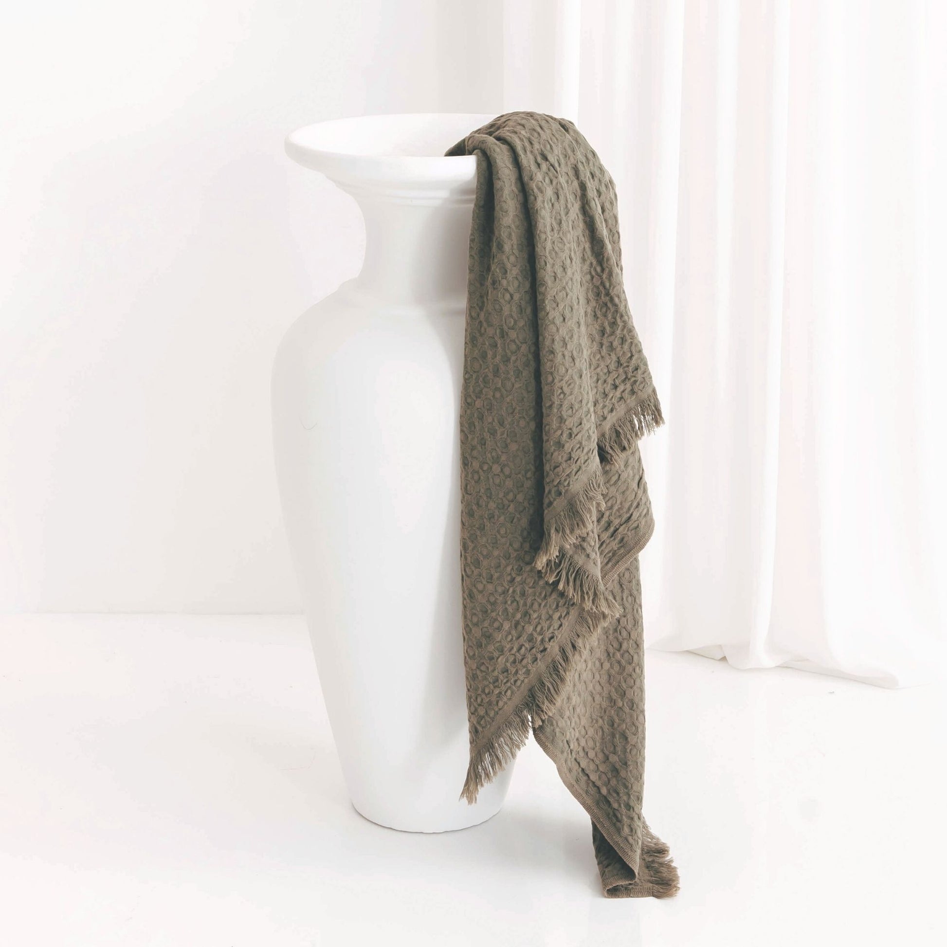 Kas Turkish Cotton Waffle Towel by HUXFORD GROVE